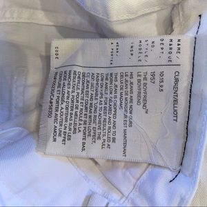 Elliot Lauren White Jeans